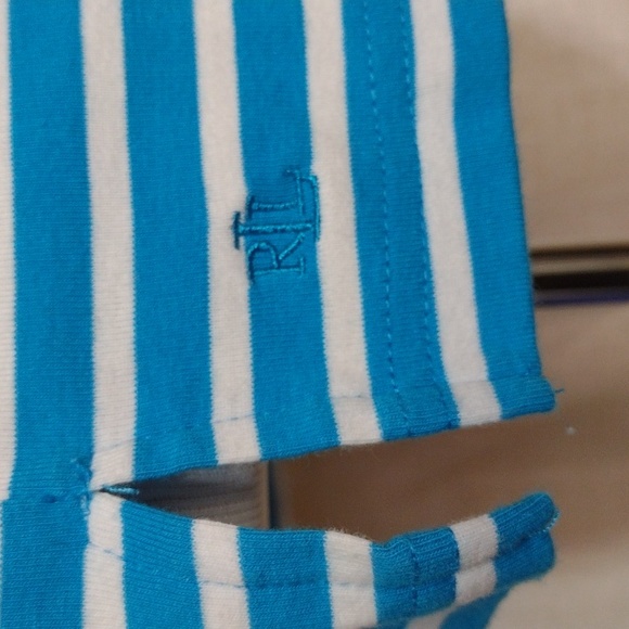 NWOT Lauren Ralph Lauren blue-striped boatneck top! - Picture 4 of 8